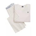 thumbnail image 1 of Polo Ralph Lauren Womens Waffle Knit Pajama Set - 4P8032 (Ecru, XS), 1 of 3
