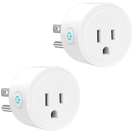 Smart Plug WiFi Smart Socket No Hub Required - Work with Amazon Alexa and Google Assistant - 2 Pack price history on PriceWatchPro