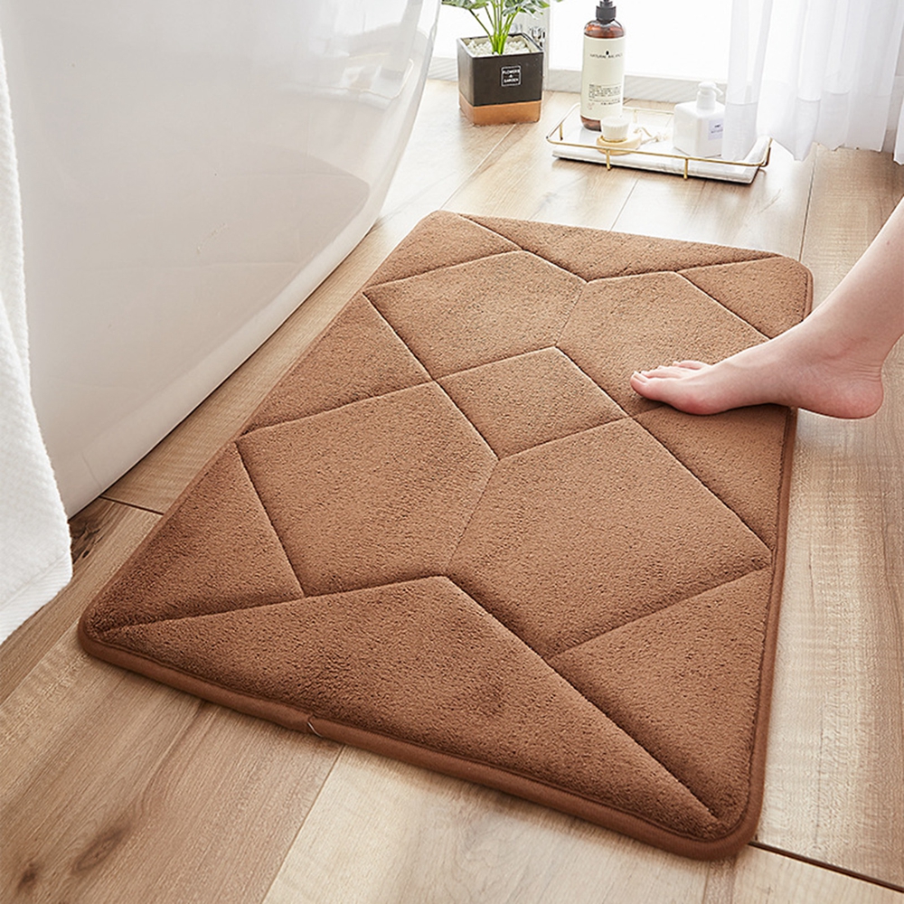 Memory Foam Bathroom Rugs, Ultra Soft & NonSlip Bath Mat, Water