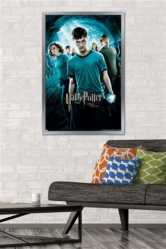 Harry Potter and the Order of the Phoenix - One Sheet (French Version) Wall Poster, 22.375" x 34", Framed