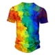 thumbnail image 4 of Camisas de Manga Larga para Hombres Botón de Impresión Casual Blusa de Cuello Redondo, Manga Corta para Invierno Primavera, 4 of 4