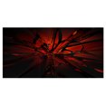 thumbnail image 2 of Beautiful Red 3D Crystal Design - Abstract Canvas Art Print, 2 of 3