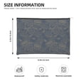 thumbnail image 3 of Kdxio Vintage Chrysanthemum Makeup Bag Toiletry Bag Canvas Makeup Bags Zipper Cosmetic Pouch Travel Cosmetic Pouch for Women Gifts, 3 of 7
