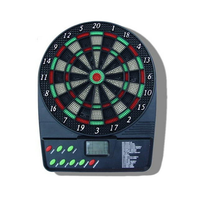 UPGRATOR Professional Scoreboard White Electronic Dartboard Plastic Multi-player Mode 1 Set