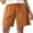 Caramel, variant on Sucegi Trendy Black Drawstring Shorts for Women - Loose Fit with Side Pockets, Perfect for Casual Wear