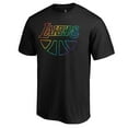 thumbnail image 2 of Men's Black Los Angeles Lakers Team Pride Wordmark T-Shirt, 2 of 3