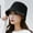 Black, variant on IDALL Bucket Hats Sun Hat Women Bucket Hats Cute Fisherman Hat Side Wear Cap Unisex Festival Outdoor Party For Women Hats for Women Summer Hats Black One Size