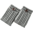 thumbnail image 1 of Wosthever Puños para botas cortos, fáciles de combinar, protectores, estirables, moldeadores de moda, manga de pantorrilla, calentador de Suministros térmicos luz gary, 1 of 6