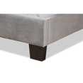 thumbnail image 5 of Baxton Studio Caprice Glam Grey Upholstered Twin Size Panel Bed, 5 of 5