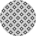 thumbnail image 1 of Ahgly Company Machine Washable Indoor Round Transitional Ash Gray Area Rugs, 7' Round, 1 of 7