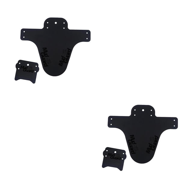 Guardabarros de bicicleta de montaña Toystoory Universal negro 2piezas