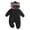 Black-iIVjs, variant on OJSFQUFP Baby Winter Fleece Lined Snowsuit Quilted Bear Ear Hooded Romper Full Zipper Warm Jumpsuit Outfit