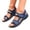 H7-Blue, variant on Orthopedic Sandals for Women Arch Support Comfortable Flat Wedge Shoes with Adjustable Hook and Loop Fasteners Strappy Open Toe Ankle Strap Slip-On Beach Walking Casual Summer Footwear,Gray 42(US-9)
