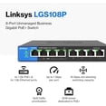 thumbnail image 3 of Linksys LGS108P Interrupteur 8 Ports Non Managed avec PoE+, 3 of 3