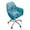 Turtle Seashell Conch, variant on Whosucclay Starfish Beach Seashells Print Swivel Armchair Accent Dining Chair Cover for Office, Stretch Curved Back Chair Covers with Arms Removable Office Desk Chair Sliopcover Living Room, Vanity