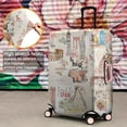 thumbnail image 5 of Travel Luggage Cover Suitcase Protector Fits 18-32 Inch Luggage Wheel Covers Patterned Travel Related Items Flower Luggage Protector Elastic Luggage Anti-scratch Suitcase Cover S, 5 of 7