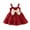 Wine, variant on Generic Kids Baby Girls Tulle Dress Sleeveless Bowknot Party Prom Ball Gown Princess Autumn Winter Clothes for Catwalk Performance Holiday Party Wedding Christmas（12-18 Months Blue）