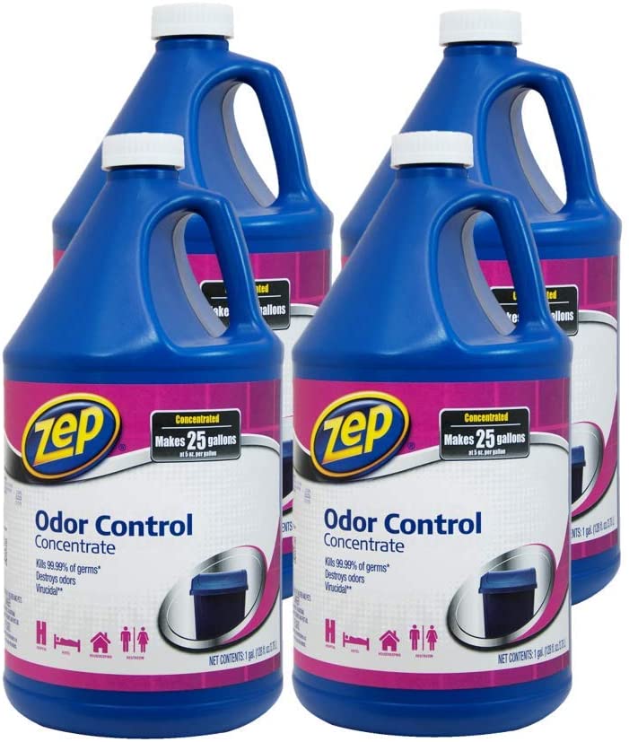 Zep Odor Control Disinfectant Concentrate 128 oz. Case of 4 Kills 99.9