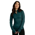 thumbnail image 4 of Women's Fanatics  Midnight Green Philadelphia Eagles Elements Quarter-Zip Jacket, 4 of 5