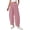 Plaids Red White, variant on PRETTYGARDEN Plaid Barrel Pants Women Summer Casual Loose Wide Leg Lounge Gingham Trousers Spring Fashion Beach Bottoms