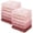 Gradient Pink, variant on YOOFOSS Muslin Burp Cloths 100% Organic Cotton Baby Face towels 12 Pack Baby Washcloths for Showering 12"x12" Soft and Absorbent Baby Towels