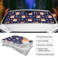thumbnail image 4 of Kdxio Corgi Lying With Moons And Stars Print Front Windshield Sun Shade,Folding Auto Sunshade for Car Truck SUV-Medium, 4 of 7