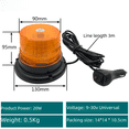 thumbnail image 2 of Luz de advertencia de seguridad para automóvil con 40 LED, luz estroboscópica para carretilla elevadora y camión, luz ámbar magnética de 12-24 V, 2 of 5
