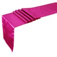 thumbnail image 2 of 10 Pcs Satin Table Runner Wedding Party Banquet Decoration&nbsp;12 x 108&nbsp;- Magenta, 2 of 8