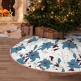 thumbnail image 5 of Balery Lilies Flowers Printed Christmas Tree Skirt , Merry Christmas Party Christmas Tree Decoration,Adjustable Tree Skirt-30", 5 of 6