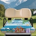thumbnail image 2 of Bulopur Golf Seat Covers for Cart Soft Breathable Golf Cart Seat Towel Blanket with 4 Front Pockets& Nonskid Bottom Suitable for EZGO, Yamaha, Club Car, 2 of 8