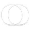 thumbnail image 1 of 2Pcs Pressure Cooker Circle Silicone Rings Pressure Cooker Sealing Rings Gaskets for Cooker Pressure Pot Compatible for Midea, 1 of 8