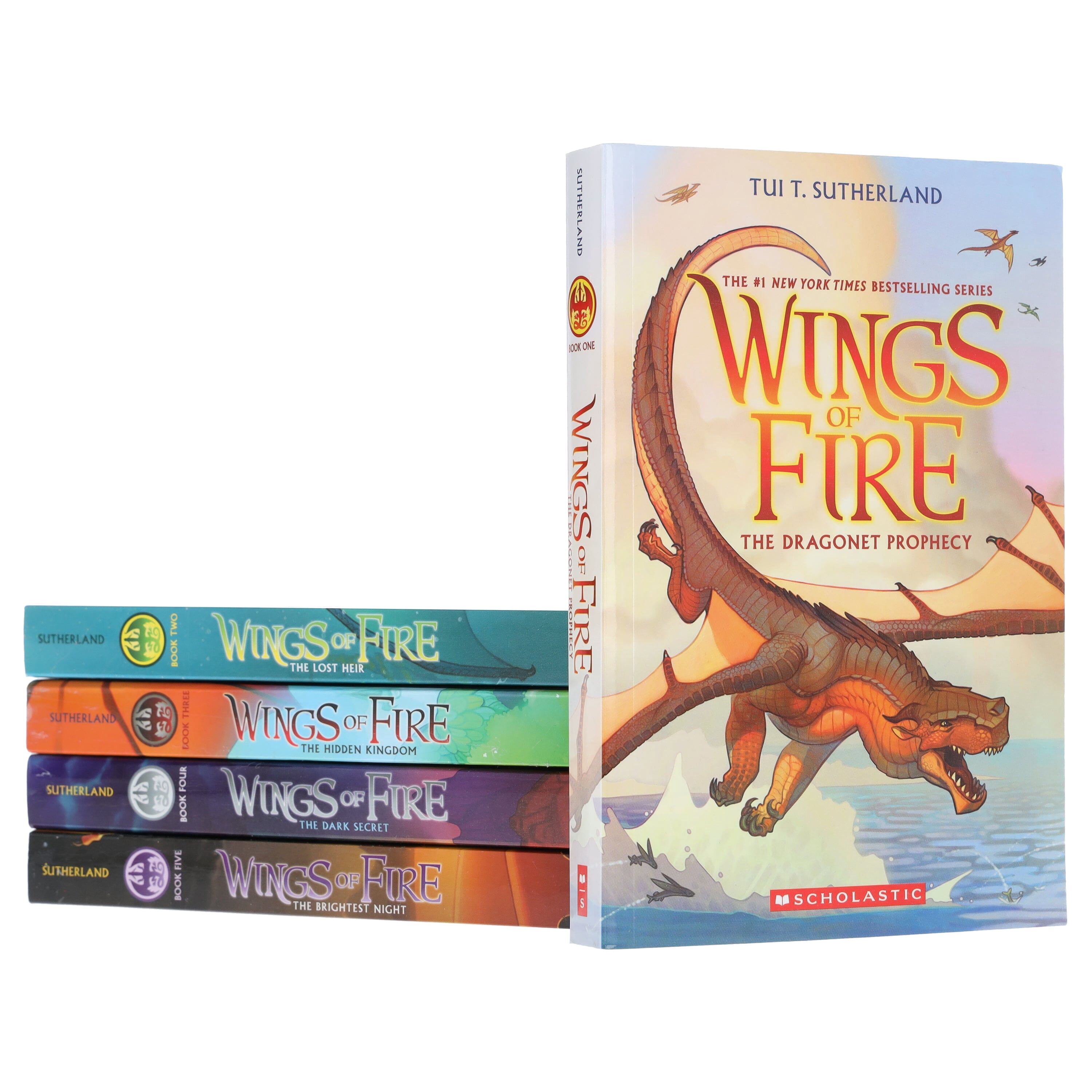 Wings of Fire Boxset, Books 1-5 Hardcover with Five-Book