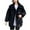 Black, variant on Kaemgyyd Womens Quilted Jackets Casual Loose Zip up Winter Warm Coat Long Sleeve Collar Lightweight Outwear with Pockets