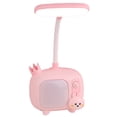 thumbnail image 1 of Trayknick LED Lampe de Table Rechargeable Scintillement Libre Flexible Flexible Conception Créative Forme Luminosité Réglable USB Chargement Bande Dessinée Dimmable LED Lecture Lumière pour la Maison Rose Lapin, 1 of 13