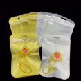 thumbnail image 2 of Bolsa Ziplock Bolsa de embalaje de joyería pequeña dorada Bolsa de sujetador plateada translúcida Bolsa de plástico dorada y plateada engrosada Bolsa de clavícula, 2 of 2