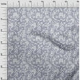 thumbnail image 3 of oneOone Polyester Spandex Light Blue Fabric Asian Floral Sewing Material Print Fabric By The Yard 56 Inch Wide, 3 of 4
