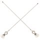 thumbnail image 4 of Cadena decorativa para lámpara de noche, colgante de cristal, cadena decorativa para ventilador de techo, 2 uds., 4 of 6
