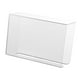 thumbnail image 2 of Portarrollos de papel higiénico, caja de pañuelos, acrílico, resistente y transparente, para montar en la pared Blanco l, 2 of 8