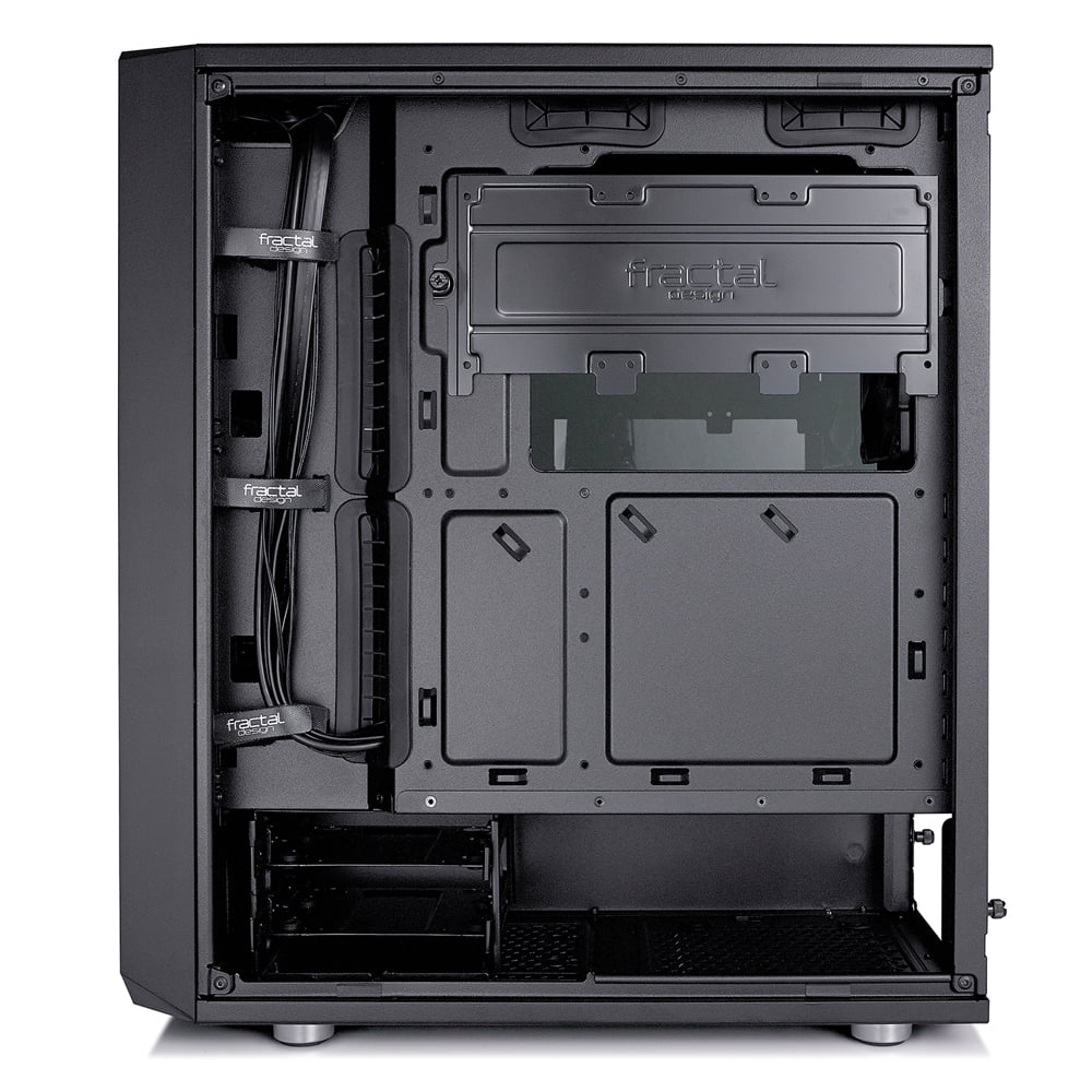 Fractal Design Meshify C - Dark TG FD-CA-MESH-C-BKO-TG Black ATX Mid Tower Computer Case ATX Power Supply