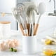 thumbnail image 1 of Juegos de espátulas Irfora Juego de utensilios de cocina de silicona Juego de utensilios de cocina antiadherentes 10 Uds Herramientas de cocina resistentes al calor con mango de madera Irfora Juegos de espátulas, 1 of 7