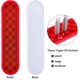 thumbnail image 3 of Organizador de escritorio de silicona para brochas de maquillaje, multiusos, para guardar bolígrafos y lápices (rojo), 3 of 9
