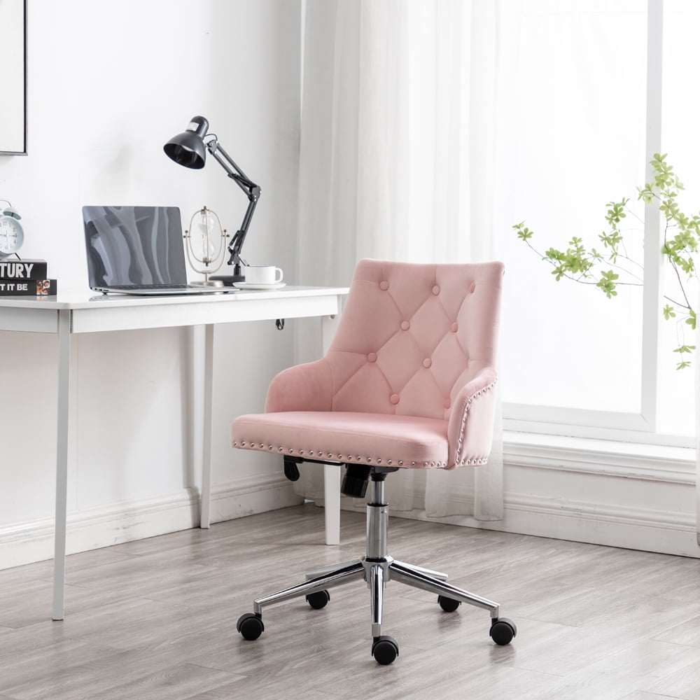Furniture Home High Back Office Chair , Modern Design Velvet Desk Task