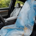 thumbnail image 4 of XYZCANDO Car Seat Cover Towel Non-Slip Car Seat Towel Cover for Gym Travel Running, Towel Car Seat Cover Soft, Marble Design, 4 of 11