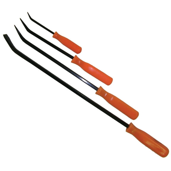 4pc Pry Bar Set 8", 12", 18", & 24" with Pro Style Handles