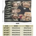 thumbnail image 2 of JJ Music Maybank Blanket Air Condition Quilt Characters Ultra-Soft Micro Fleece Blanket 80"x60", 2 of 5