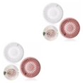 thumbnail image 4 of Guardoinrt 2pieces Easy To Clean Hair Stopper With Four Suction Cups For Stable Fixation White+Pink 2Set, 4 of 6