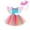 A-Pink, variant on Hihipz Little Girls Dresses Sparkly Rainbow Sequin Mesh Tutu Dress Fancy Occasion Party Role Play Princess Gown