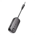 thumbnail image 1 of Transmisor y Receptor de Audio Bluetooth 5.3 con Entrada Auxiliar de 3,5 mm, Adaptador Inalámbrico de Música Estéreo HiFi con Micrófono para Coche, Avión, TV., 1 of 6
