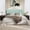 Ice Blue, Nubby Fabric, variant on Allewie Full Size Platform Bed Frame with Adjustable Headboard and Wooden Slats Support, Boucle Upholstered Mattress Foundation, No Box Spring Required, White