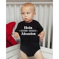 thumbnail image 4 of Hola Abuelos Bodysuit, Funny Cute Baby Shower Baby Bodysuit, Newborn, Baby Shower, Gift for baby, Spanish Grandma Grandpa Mexican Hispanic, 4 of 4